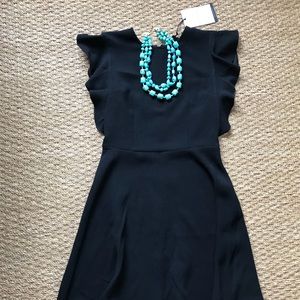 Black Dress with Butterfly sleeves